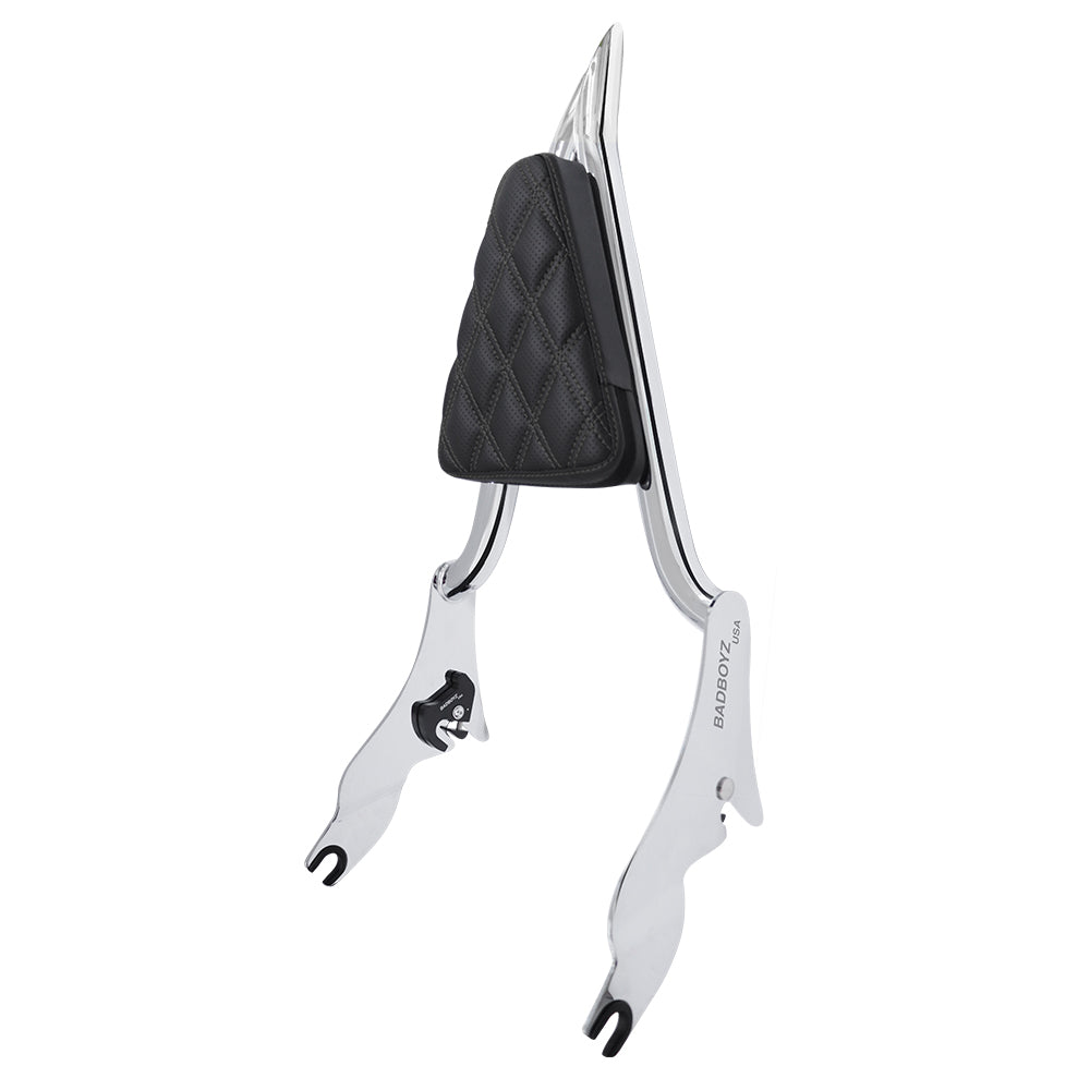Reaper Sissy bar with Matching pad Diamond stitching