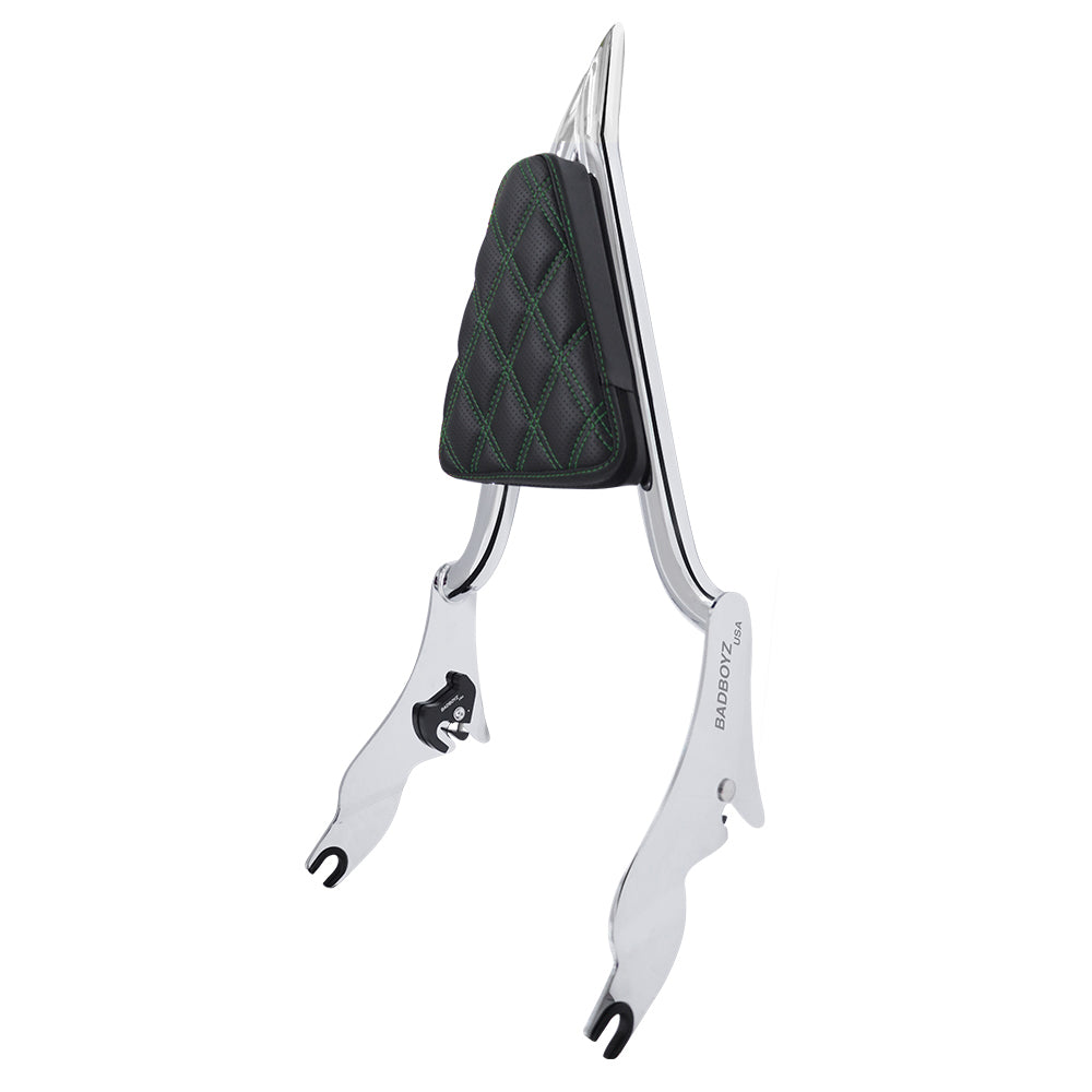 Reaper Sissy bar with Matching pad Diamond stitching