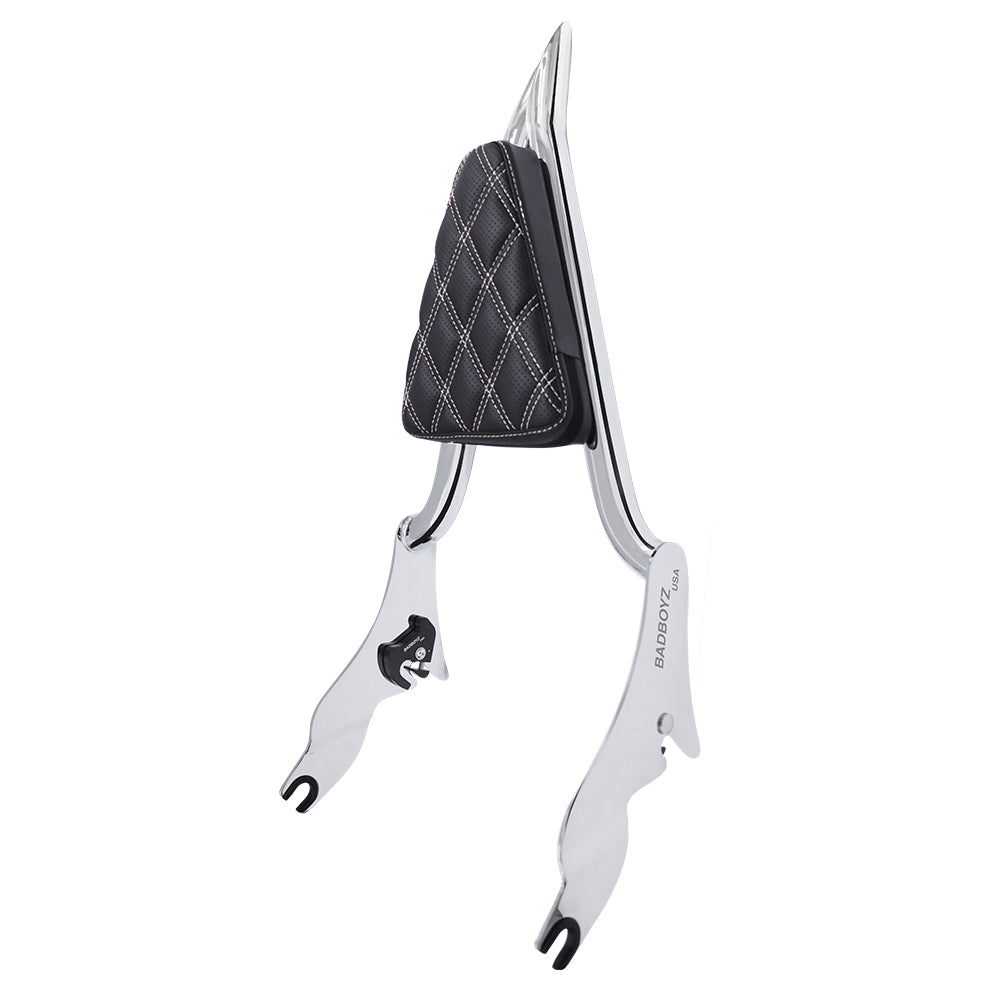 Reaper Sissy bar with Matching pad Diamond stitching