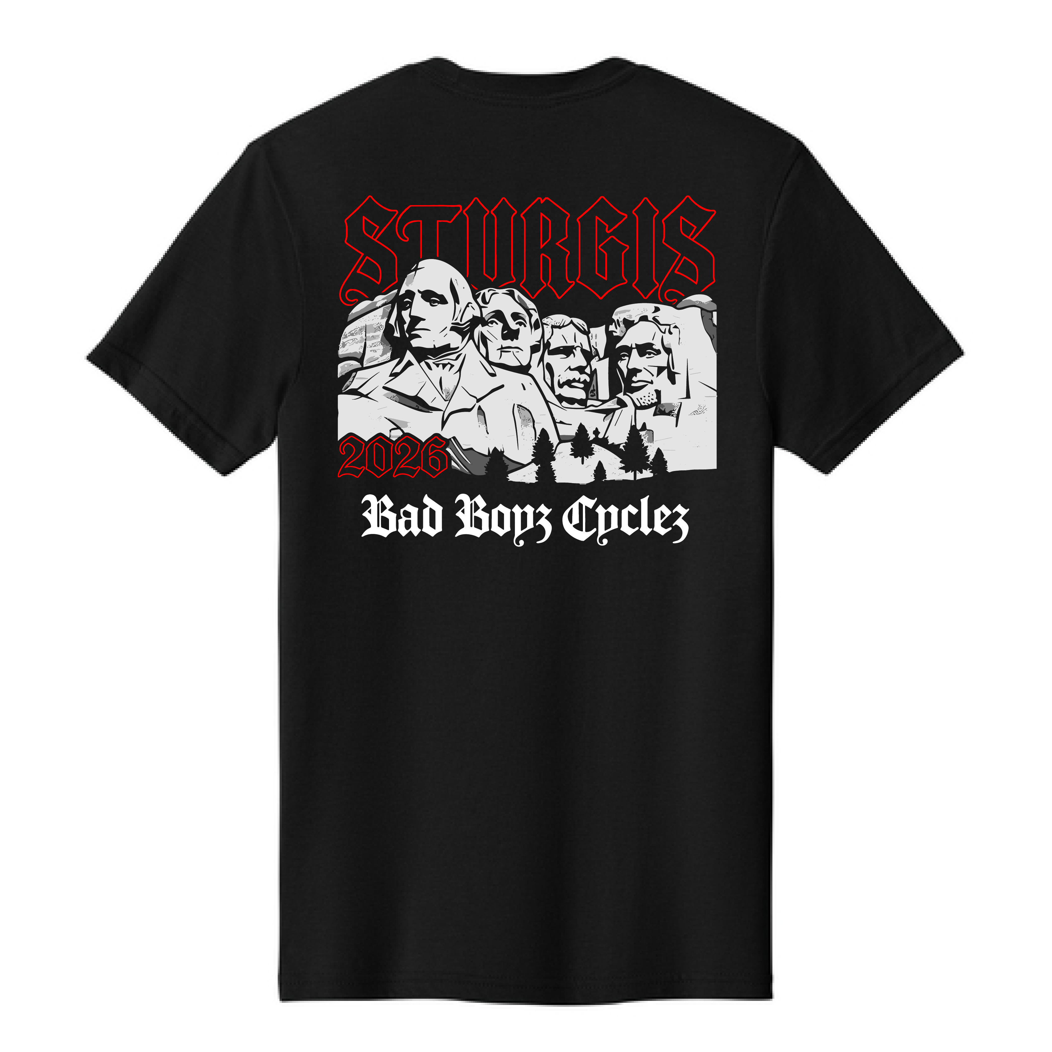 Sturgis 2026 Limited Run Black Shirts – Bad Boyz Cyclez