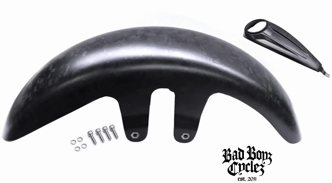Combo Front Fender & Center Console Forged Carbon Fiber