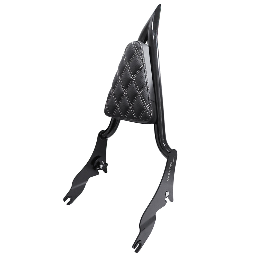 Reaper Sissy bar with Matching pad  Diamond stitching