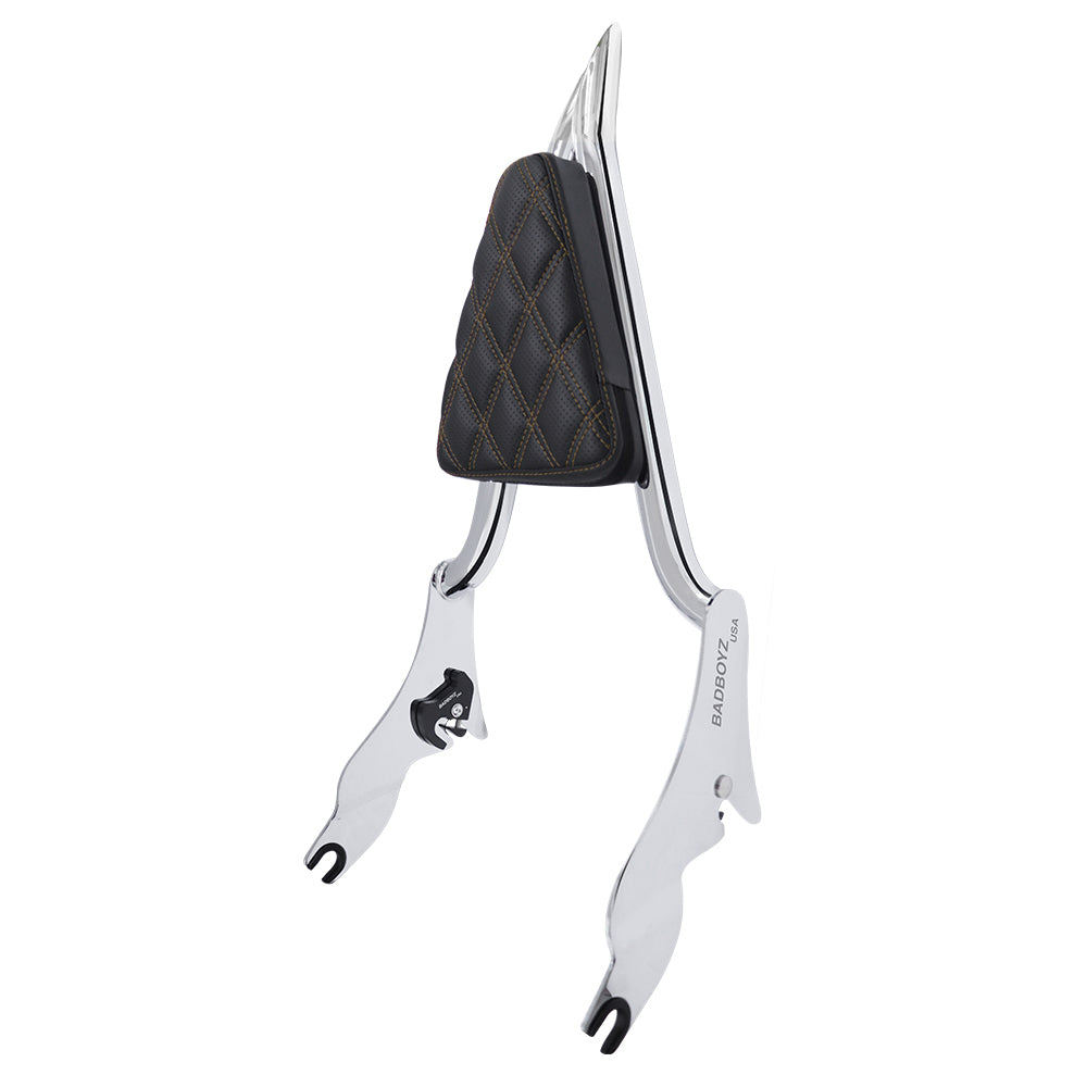 Reaper Sissy bar with Matching pad  Diamond stitching