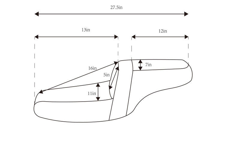 SPORTSTER 2004-2022 STEP-UP SEAT( FORTY-EIGHT & 3.3L TANK)